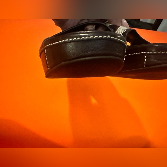 Brown Coach Signature Fabric Platform Wedges Sandals 8M - Picture 11 of 14